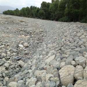 Cistell de gavions galvanitzat 2x1x1m Ribera del riu
