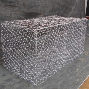 8x10cm mesh size 3.05mm têl gabion galvanized