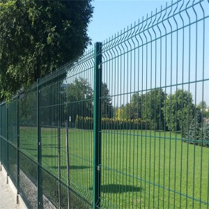zakrivljena zavarena žičana mreža 3d ograda cijena pocinčana žičana mreža za ogradu
