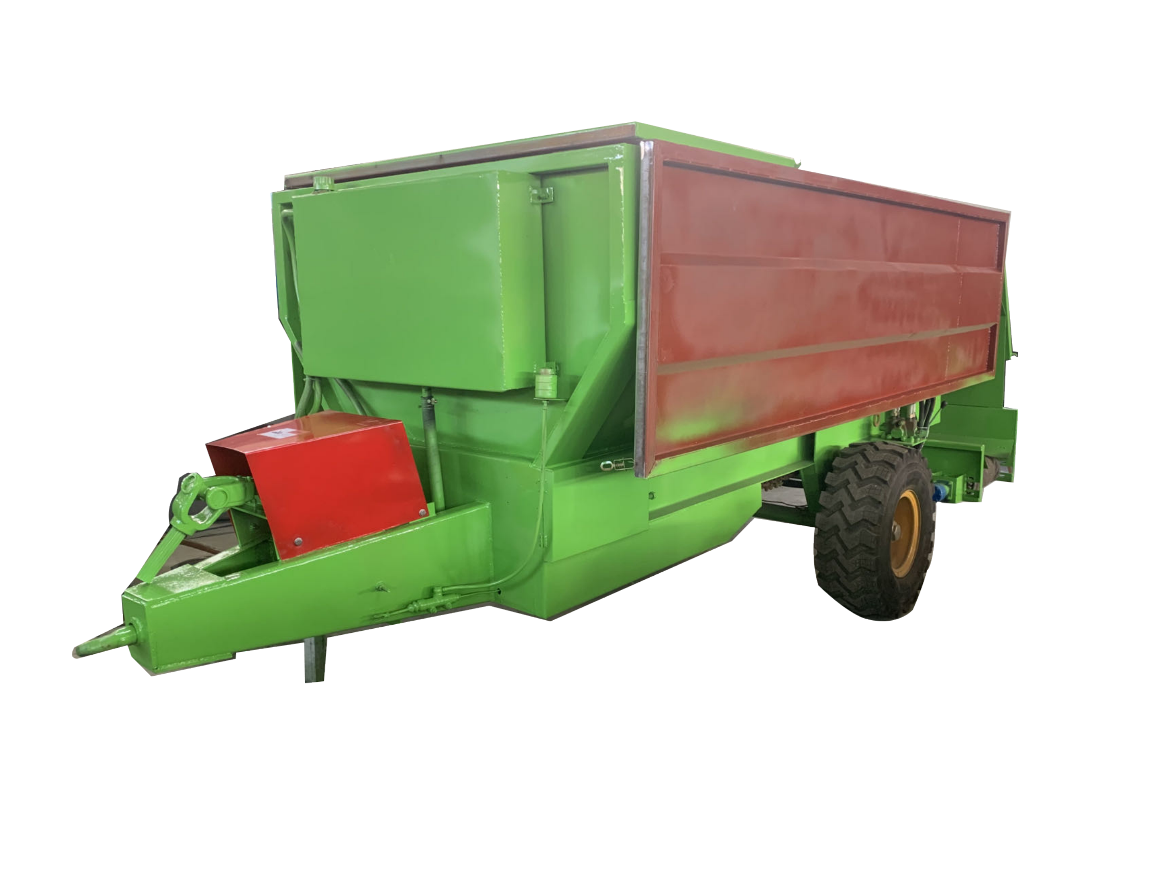 Agricultural Tractor Trailed Solid Fertilizer Manure Dropping Spreader