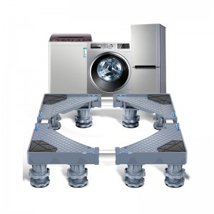 ផលិតផលថ្មី Grey 12legs Movable Refrigerator and Washing Machine Stand