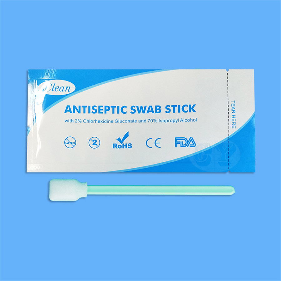 FDA Certified Prep Perawatan Kulit Bedah Swab Stick CHG Swab