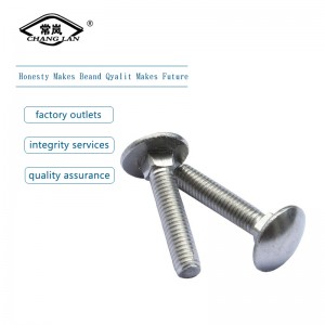 DIN603 Cup Head Square Carriage Bolts Round Head Bolt 4.8 & 8.8