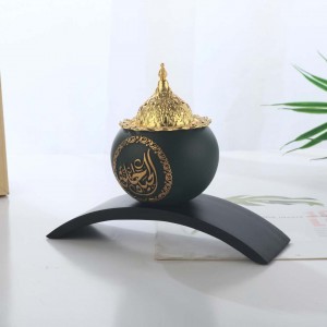 2022 Hot Sell Arab New creative design Resin incense burner Mug shape incense burner with handle