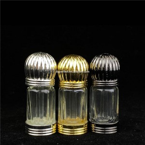 Customized High Quality Hot Stamping Attar Glass Bottle 3ml ,6ml ,12ml For Oilperfume