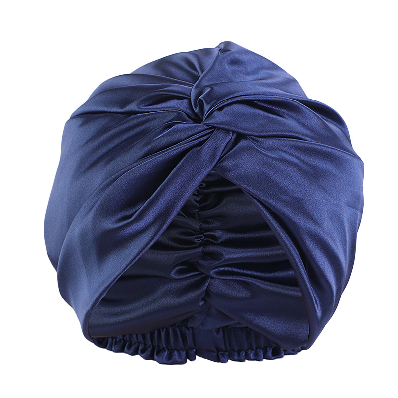 TJM-473 Silky twist turban sleep cap