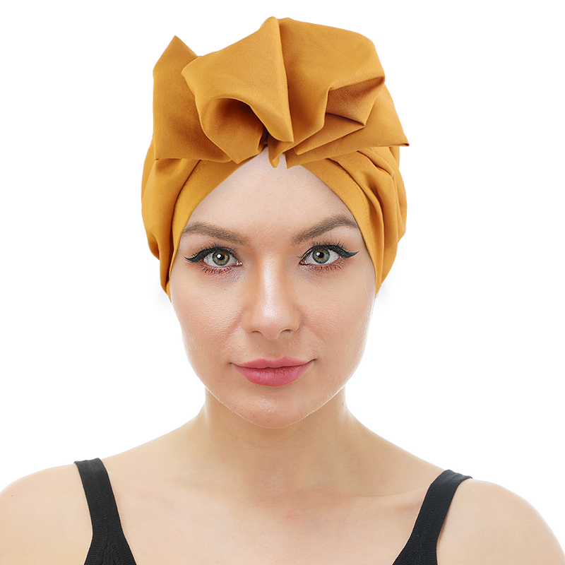 Blomster turban hodeinnpakning for kvinner JDT-52