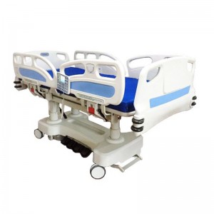 7 Function Hospital Bed Side Tilting Trendelenburg Hi-low Electric Adjustable Hospital ICU Bed