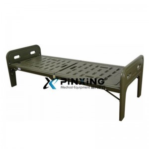 High Strength PE Folding Portable Bed for Common Hospital Field Hospital Outdoors Use
