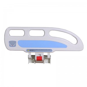 Self-locking Four Piece Safety Side Rail for ICU Bed or Hospital Bed with Optional Electric Control Panel
