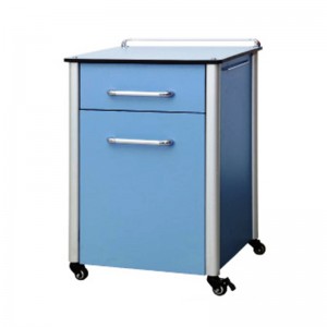 ABS Bedside Cabinet and Hospital Night Stand for Patient with Different Color and Style