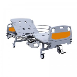 Double Cranks Fowler Bed 2-function Fixed Height ABS or PP Panels Aluminum or ABS or PP Side Rail PP Platform on Casters