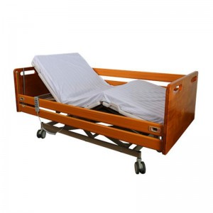 Safety Care Electric or Manual Home Style Hospital Bed Home Care Bed on Casters