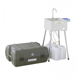 Electric Hands Free Surgical Sink for Operating Room or Outdoors with One Piece Plastic PE Package Box