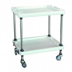 Field Hospital 2-tier Hospital Infusion Table or Instrument Table