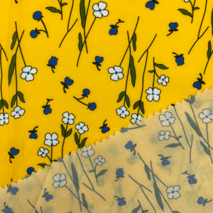 Tessuto 100% rayon stampato a fiori personalizzati per la stagione estiva da 110 g/mq per abbigliamento