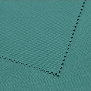 polyester owu lu fabric T/C65/35 20*16 120*60 240gsm twill 3/1 vat dyed workwear aṣọ aṣọ