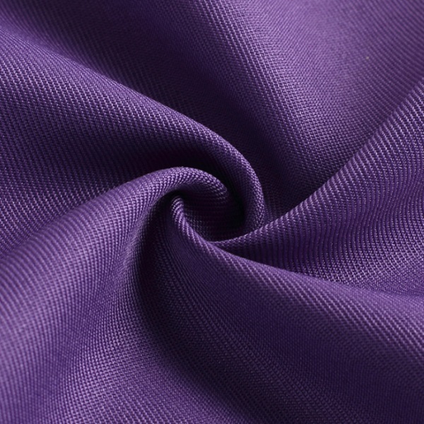 100% polyester twill dicelup warna-warni gabardine kain seragam anti statis berkualitas tinggi
