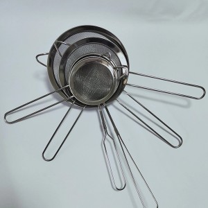 Stainless Steel Meshr Colander with Handle for Kitchen Food Vegetable