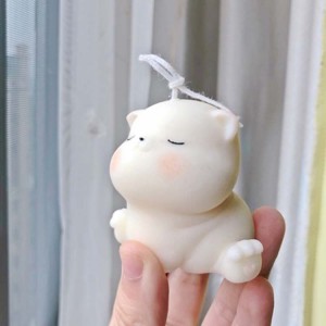 China candle factory supply scented soy wax cute candle for decoration
