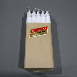 شمع های روشن سفید سایز بزرگ با بسته بندی کاغذ کرافت برای بازار آفریقا