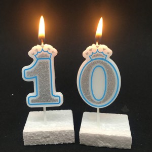 Espelma de pastís d'aniversari de gran mida per a la festa