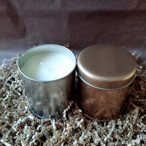 Candele profumate di cera di soia Candele di regalo di latta di viaghju per l'aromaterapia