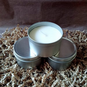 Espelmes aromàtiques de cera de soja Espelmes de regal de llauna de viatge per a aromateràpia