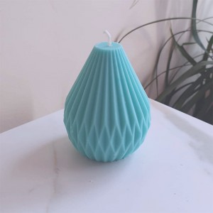 Candle factory supply scented pear taper shape scented candle for decoration
