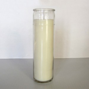 N'ogbe Virgin Natural Wax Domination Vision Candle 7 Day Glass Spiritual Candle 8" Ogologo