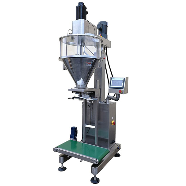 Semi-auto Auger filling machine with online weigher Model SPS-W100