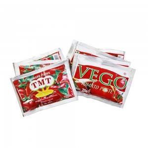 70 г томатной пасты в пакетиках (плоский пакет)