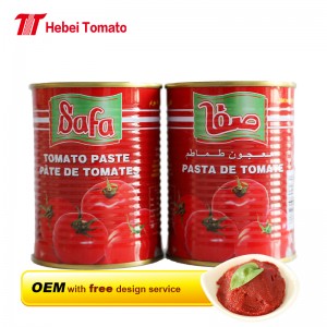 exportação de pasta de tomate para a África Molho de tomate em 18-20% 22-24% 26-28% 28-30% concentrado