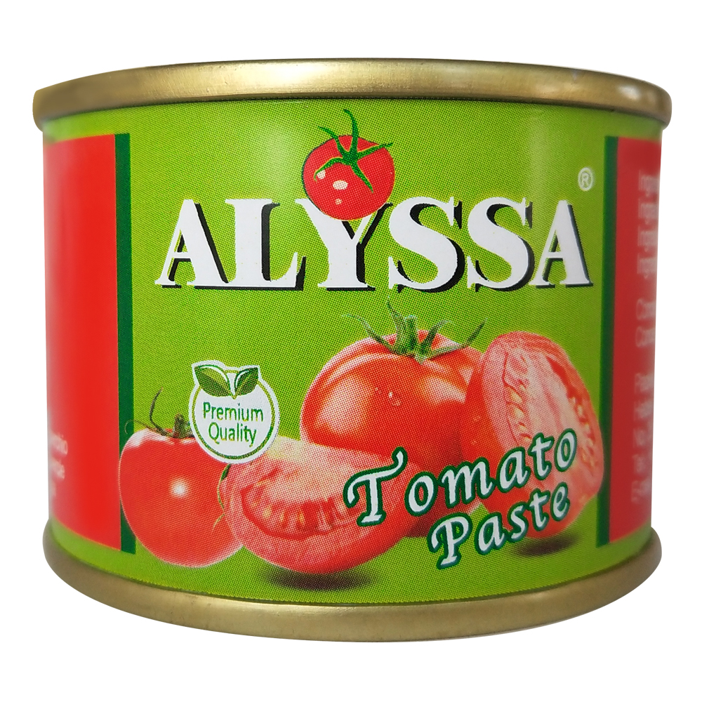 Fabrika Prezo 28-30% Koncentra Tomata Pasto 2200g Kun OEM-Marko Enlatigita Tomata Pasto