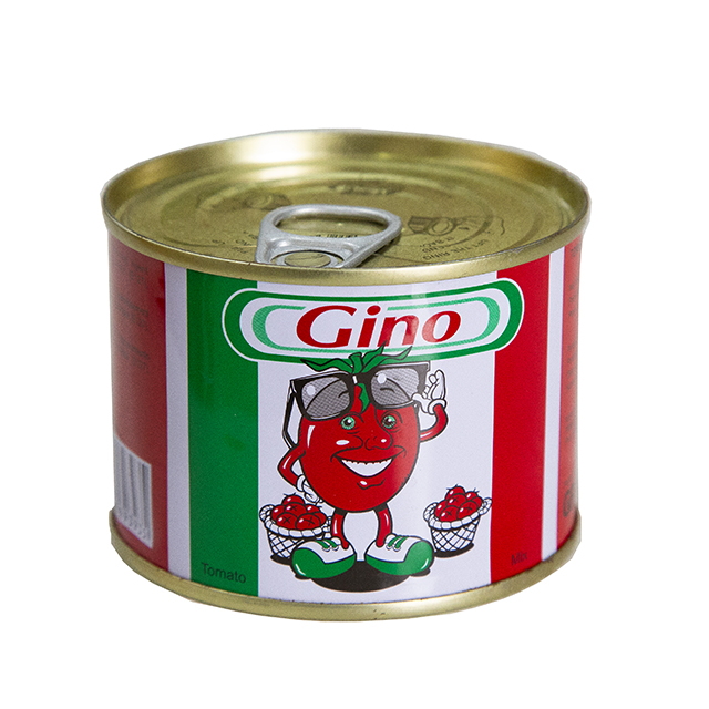 70 g de pasta de tomate enlatada 28-30 % brix de pasta de tomate de alta calidad