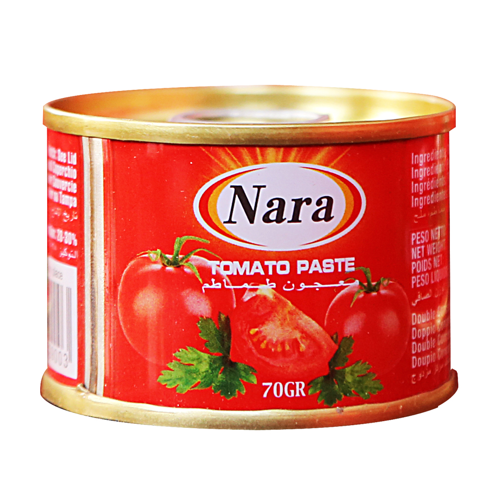 Размеры банок органической томатной пасты Salsa Brand