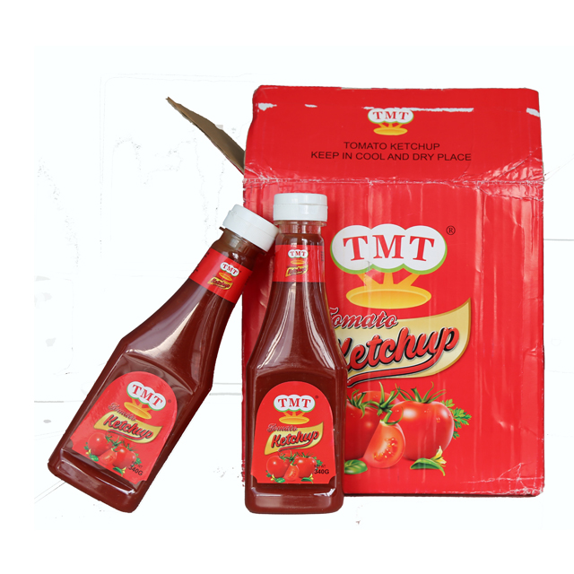 Shije e mirë ketchup domate me madhësi popullore në Kinë