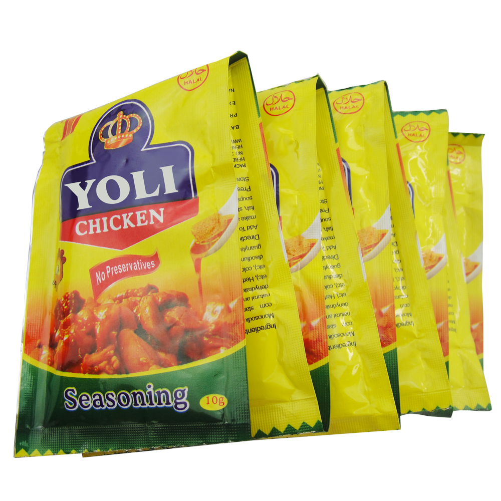10 γραμμάρια μπαχαρικά κοτόπουλου καρυκεύματα σε σκόνη & κύβο για την επιλογή σας από το Factory for Africa Υγιεινή τροφή υψηλής ποιότητας με χαμηλή τιμή