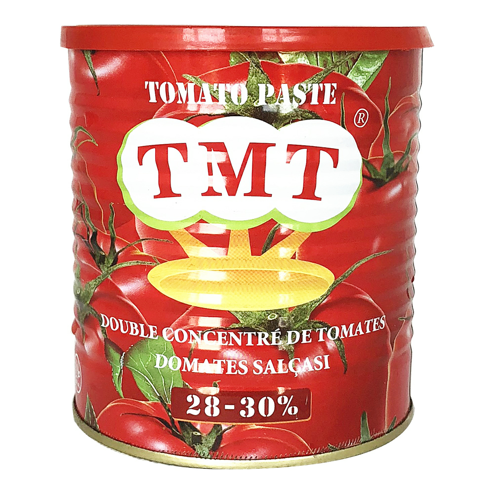 4,5 kg tomatpuré på burk från fabrikens halalcertifiering