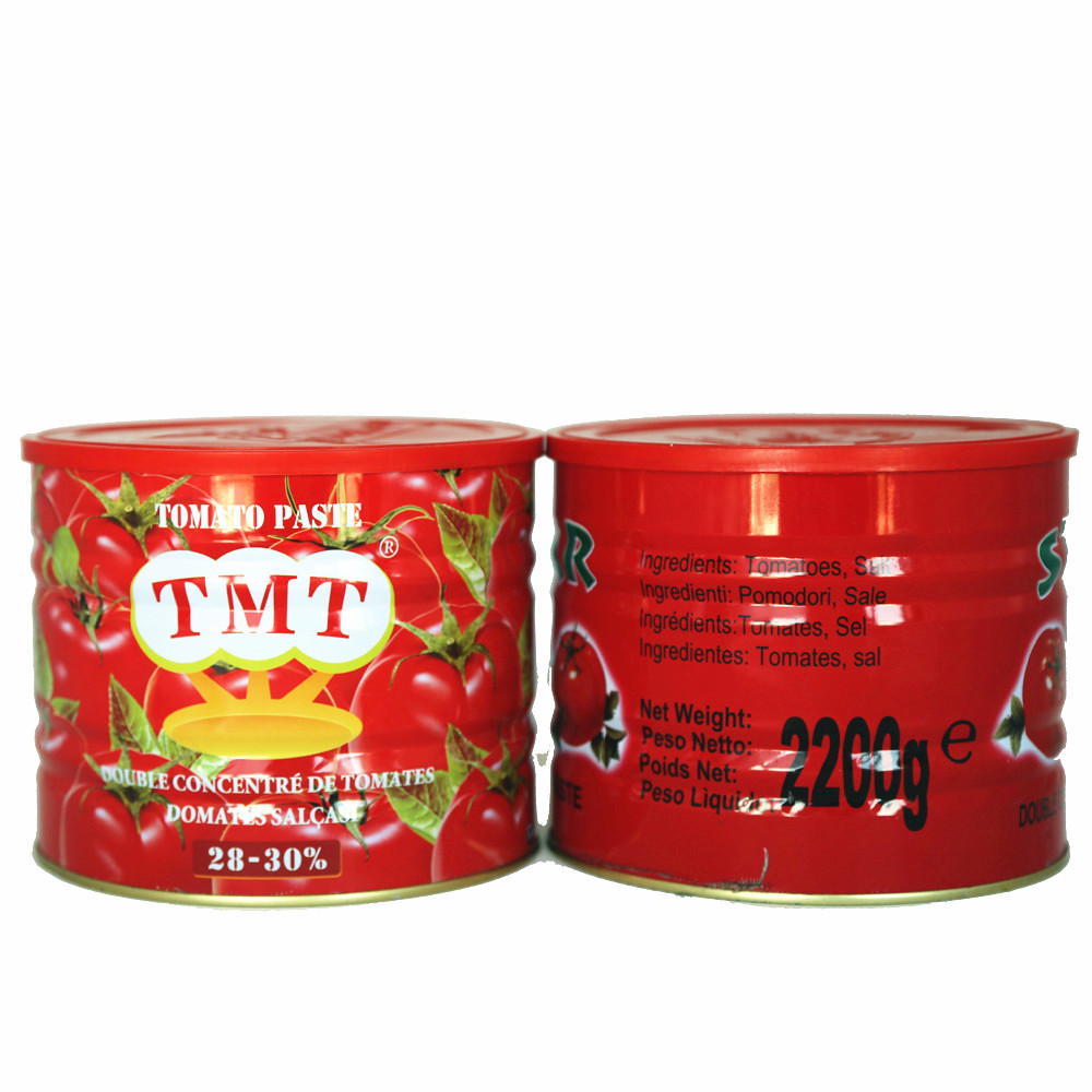 2022 Zavod Qiyməti tomat pastası 2200q tomat pastası konservləşdirilmişdir