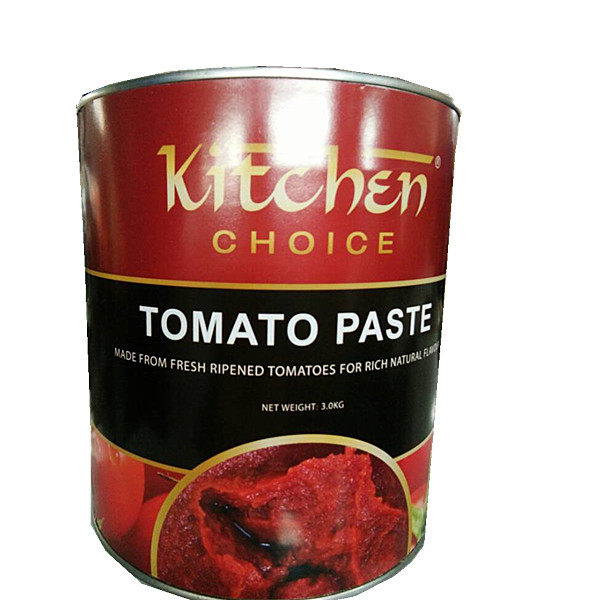 Yuqori sifatli ulgurji konservalangan tomat pastasi 3kg