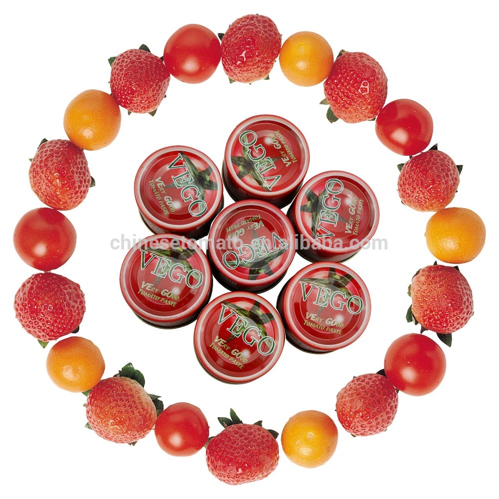 70g keratin tomat nouvo kalite fèblan VEGO mak fasil louvri Lachin manifakti keratin tomat