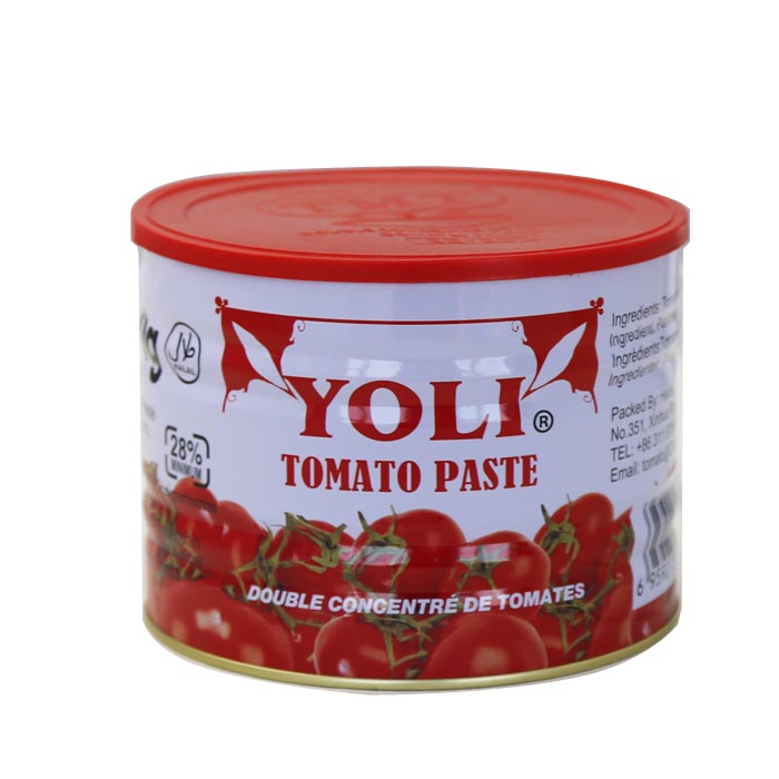 Duebel konzentréiert Canned Tomate Paste Spezifikatioune Pomo Tomate Paste
