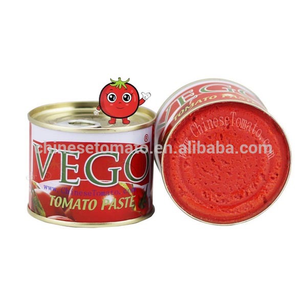 70g 28-30% tomaat paste en ketchup