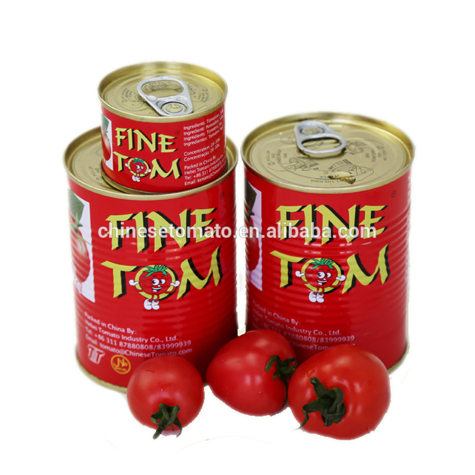 Паста од домати Фабричка цена Брикс 28-30% 3кг Конзервирана доматна паста
