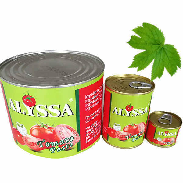 Pasta de tomate enlatada caliente 70g marca ALYSSA