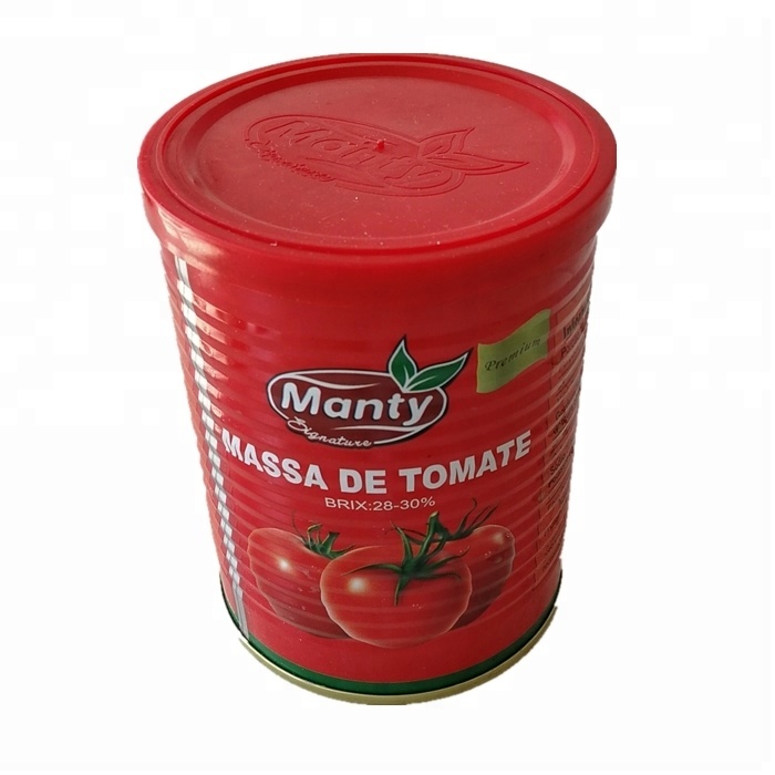 Tomato paste 70g lithographed tin 28-30% brix