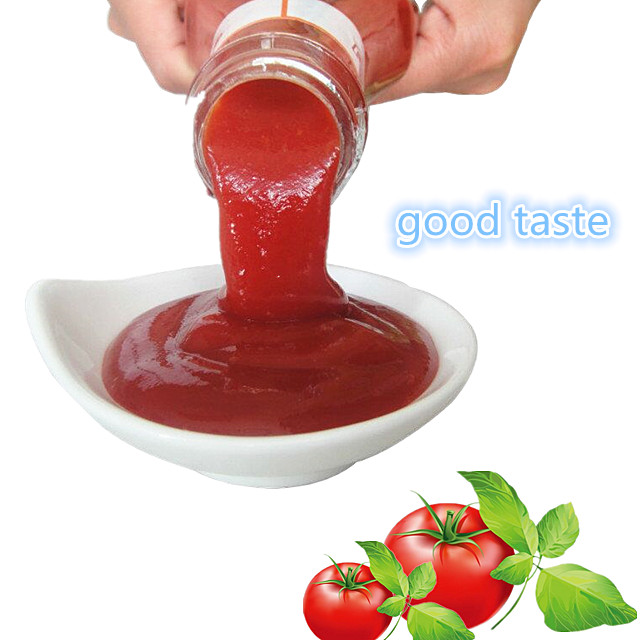340 g tomate ketchup eta saltsa Gineako merkaturako