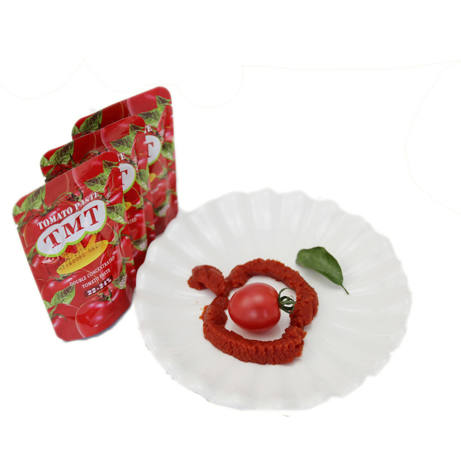 Yüksek Kaliteli domates salçası poşeti 70g