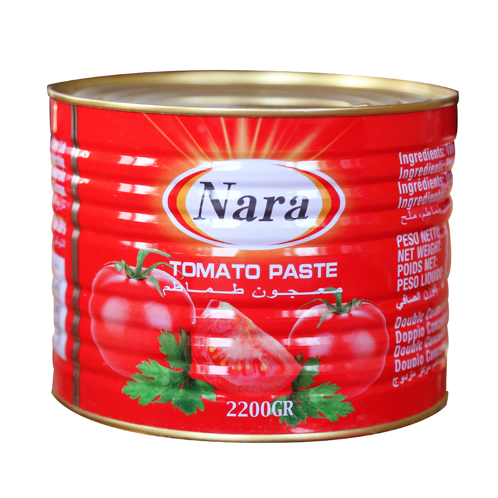 Горячая распродажа, 2200 г консервированной томатной пасты с желтым керамическим покрытием внутри по шкале Брикса: 28-30%